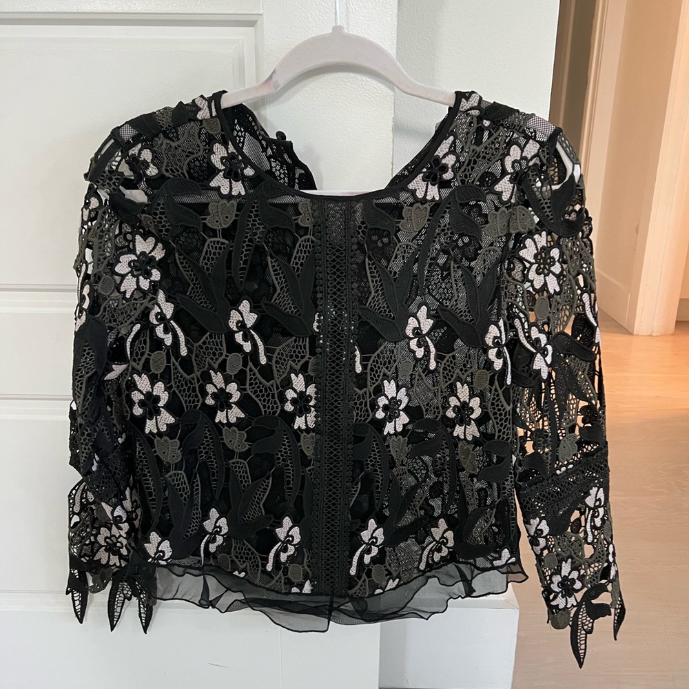 Karina Grimaldi lace blouse